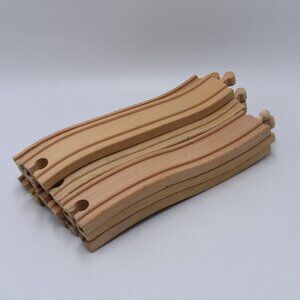 Lot x 10 Ascending and Descending 8.5" Wooden Tracks Thomas and Friends Trains